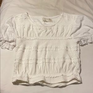 Urban outfitters (UO) ruffles crop top